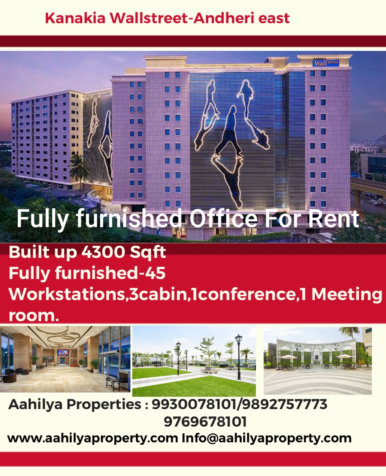 Premium Office Space at Kanakia Wall Street, Chakala (Andheri East)
