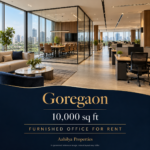 AI reference illustration: 10,000 sq ft furnished office for rent in Goregaon