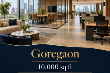 AI reference illustration: 10,000 sq ft furnished office for rent in Goregaon