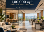 AI reference illustration: 1,00,000 sq ft furnished office for rent in Hiranandani Powai