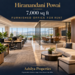 AI reference illustration: 7,000 sq ft furnished office for rent in Hiranandani Powai