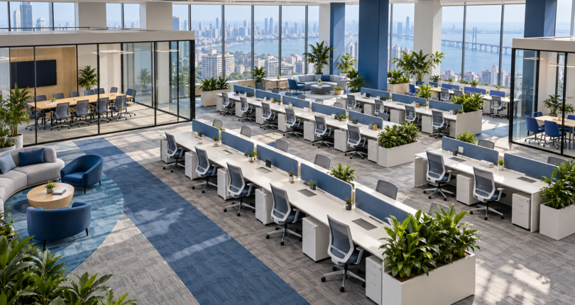 50 to 1,000 Seater Offices in Mumbai: Plan Space for a Growing Team